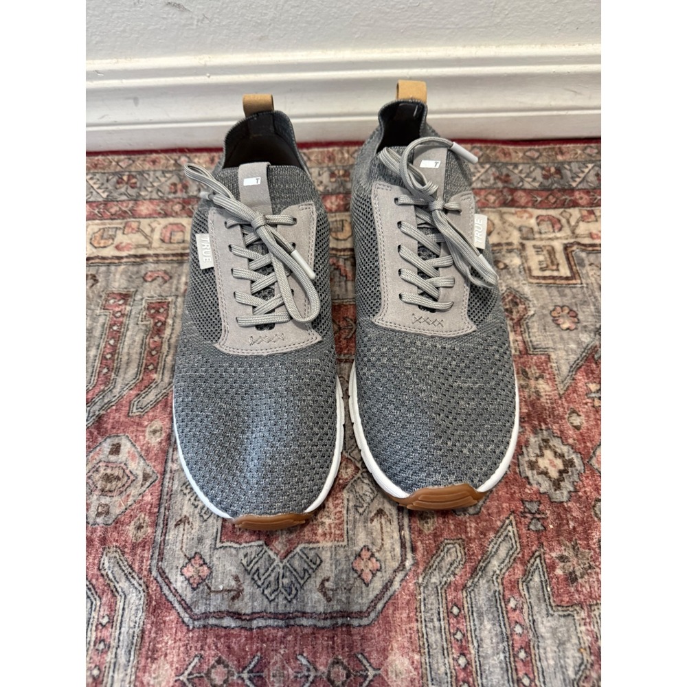True Linkswear True Knit II Grey Spikeless Golf Shoes Mens 9 Womens 10.5